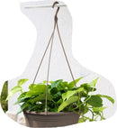 Hengipottur m.undirbakka 30cm. dökkgrár