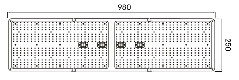 LED 380w Panel  98x25x8