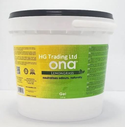 Ona Gel  4 ltr.Jar  Lemongrass