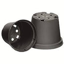 Pottur 9 cm. kringl.svartur