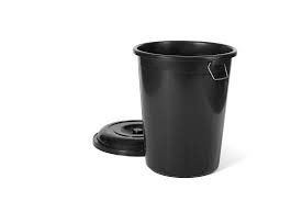 Tunna 90 ltr.m/loki  svört