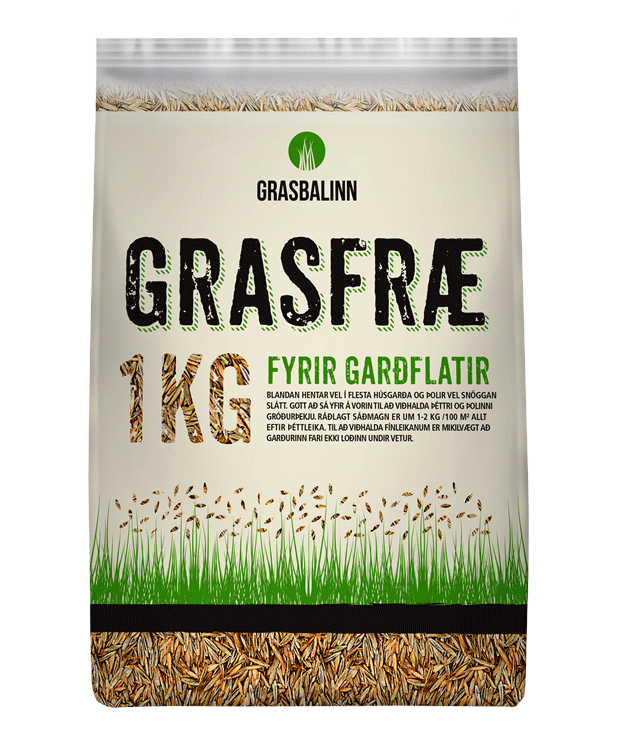 Grasfræ 1kg.